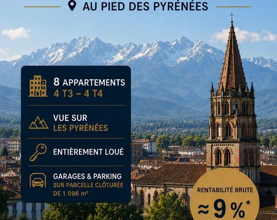 Immeuble de rapport 28 pièces 550 m²
