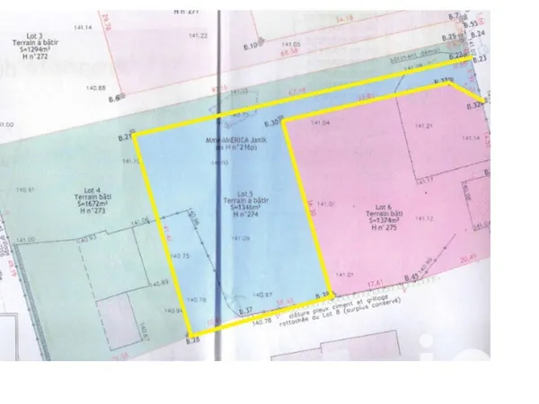 Terrain 1346 m²