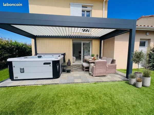 🏡 Maison Familiale 4 Chambres / Spa et pergola bioclimatique à