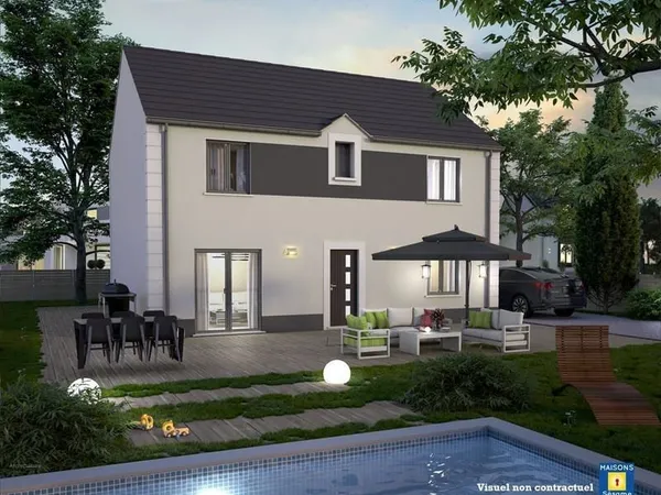 Projet de construction d'une maison 117 m² avec terrain à FAREMOUTIERS (77)
