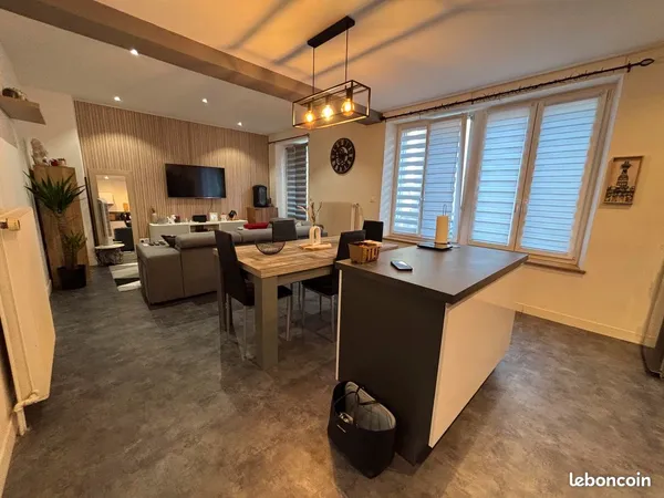 Appartement T2 rénové 60 m² avec cave et jardin commun