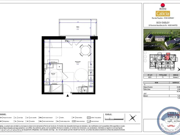 Appartement 1 pièce 30 m²