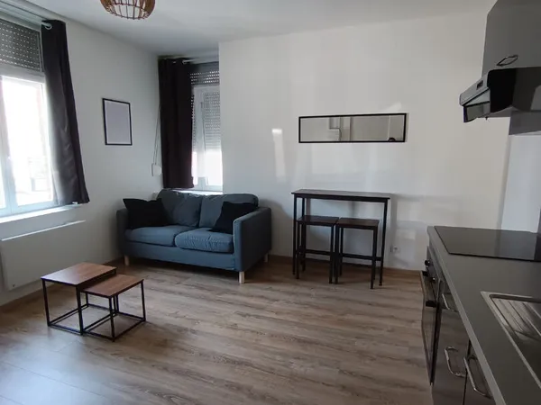 Appartement T2 MEUBLÉ à louer en rez-de-chaussée à Jeumont - Réf. 729