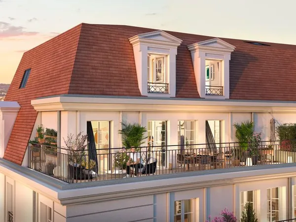 Appartement 4 pièces neuf en duplex de 115 m2 avec parking - Puteaux