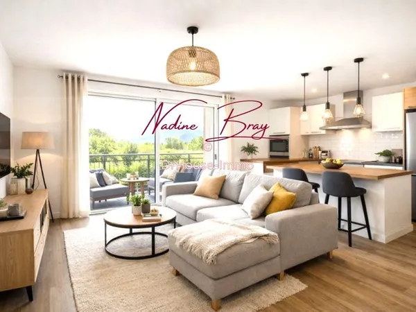 LA MOTTE-SERVOLEX - APPARTEMENT 3 PIÈCES - 70 m² - DERNIER ÉTAGE - BALCON - CAVE - STATIONNEMENT - L
