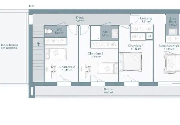 Maison neuve 6 pièces 120 m²