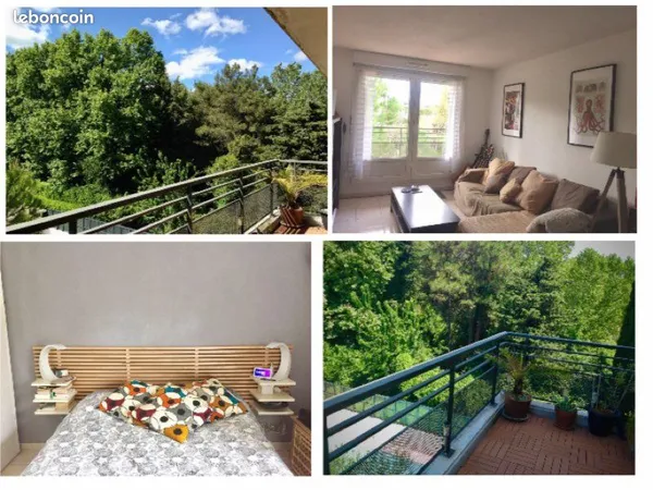 Appartement Malbosc : Clim, parking, terrasse, vue