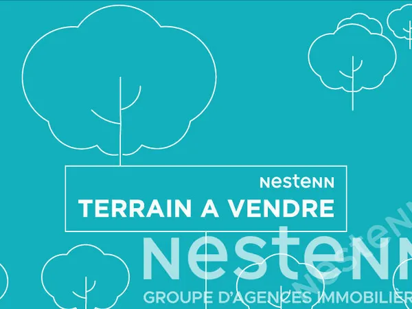 SAINT-PIERRE-QUIBERON - Terrain viabilisé côté baie de 351 m² à vendre à 300 mètres de la plage de K