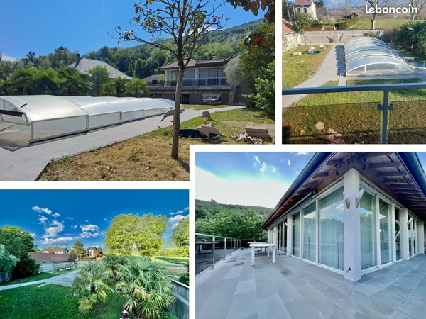 Bien d'exception à Grésy-sur-Aix - 280 m² habitables sur 1 200 m² de terrain constructible avec Pisc