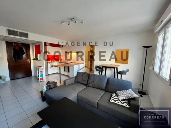 Appartement F2 de 42,89 m2 vendu loué