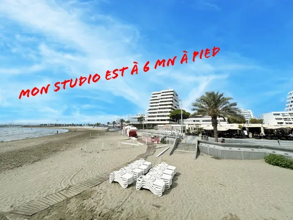 Vends studio - 30 m² - 1 pièce - La Grande-Motte 34280