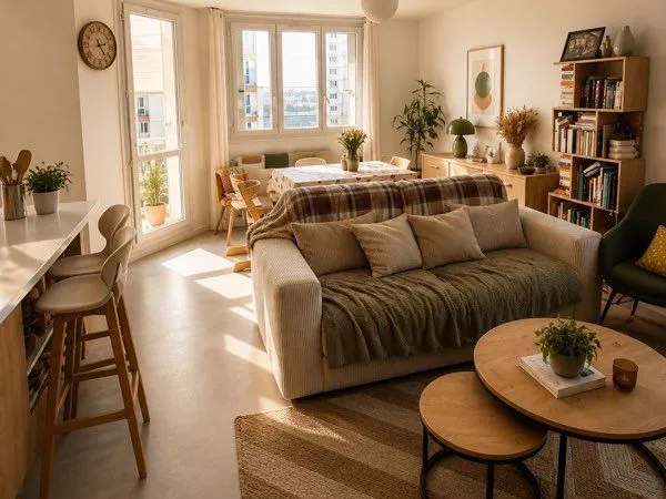 Appartement lumineux de 77m2 avec grande terrasse 90 m2