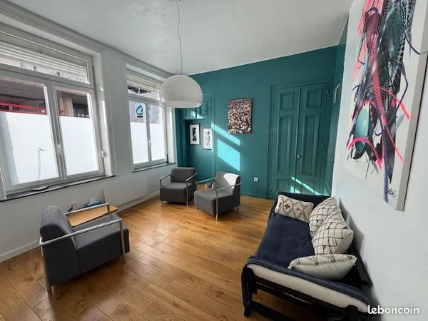 Loue bureau meublé 21m2 Lille