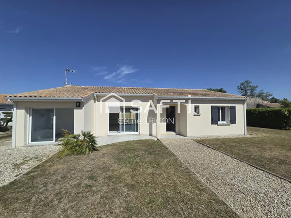 Maison plain-pied 115 m² terrain +1 000 m² Cussac