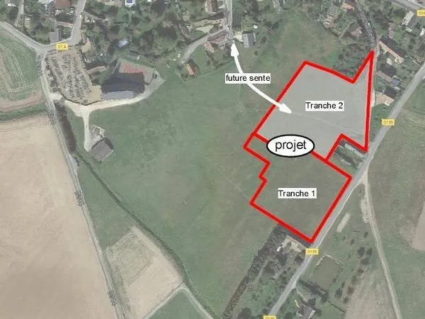 Terrain constructible 685 m²
