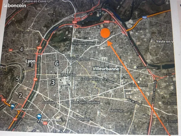 Loue Garage Box en 1er sousol -securisé 12 Impasse des Tilleuls -Villeurbanne
