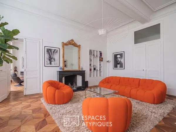 Appartement aux volumes hors norme dans un immeuble classé en centre ville