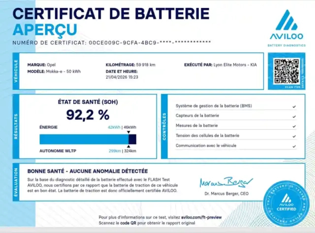 Opel Mokka electrique 136 ch &amp; batterie 50 kwh — photo 24