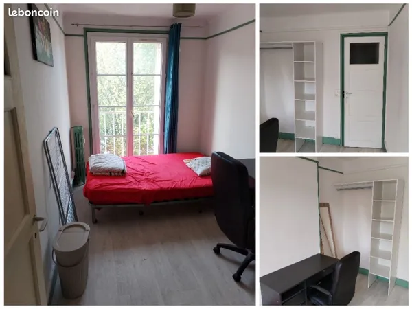 Chambre meublée disponible de suite