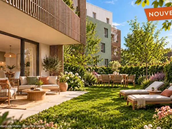 NOUVEAUTÉ - T2 NEUF AVEC JARDIN PRIVATIF DE 40 M²  PTZ
