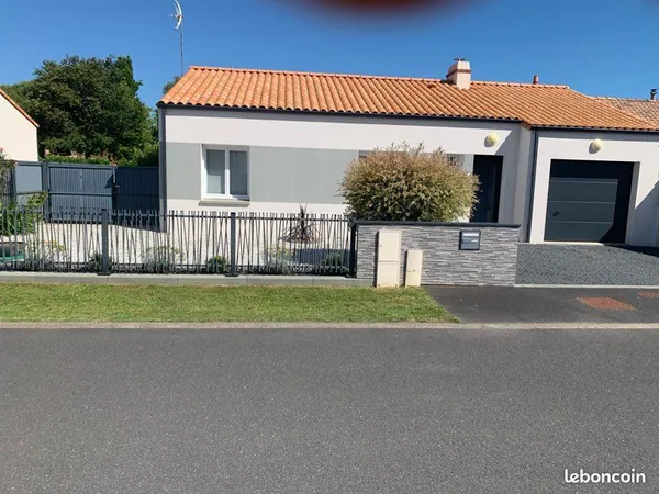 Maison contemporaine de plein pied - 83 m2- 3 chambres - Saint Jean de monts
