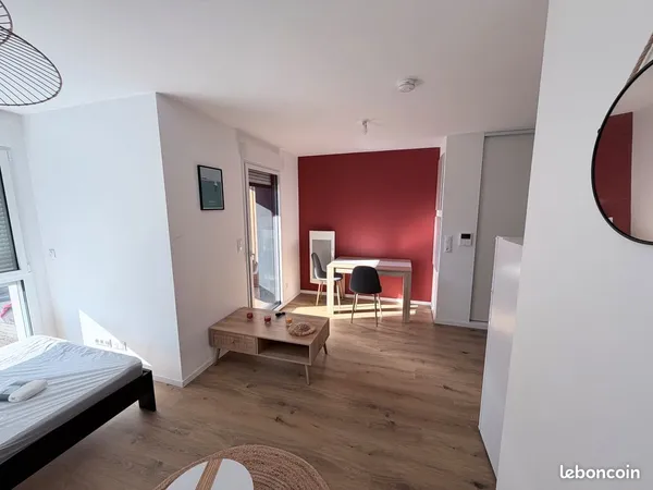 Studio meublé récent 32 m2