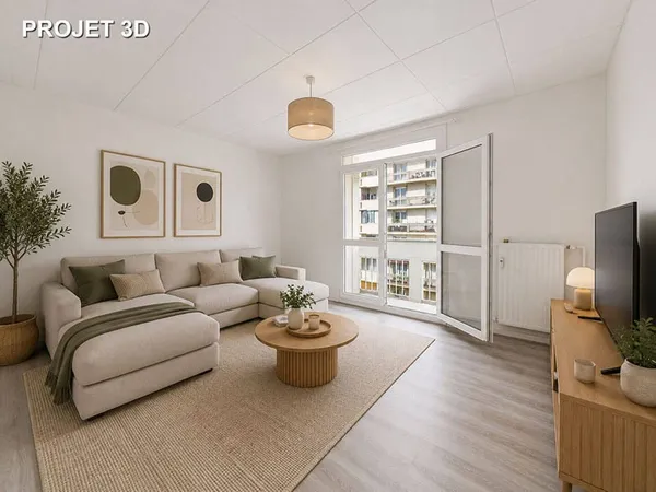 Appartement 3 pièces 57 m²