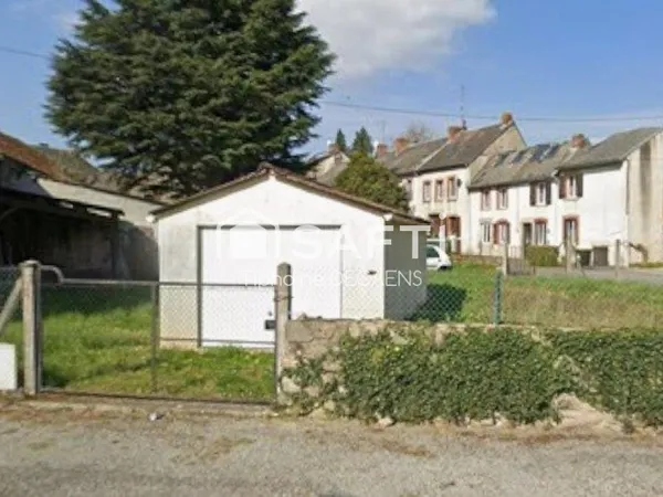 Garage 20m2 sur terrain constructible cloturé de 314m2