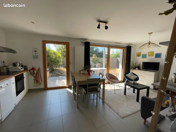 Appartement T3 64 m², avec jardin ensoleillé de 110m²