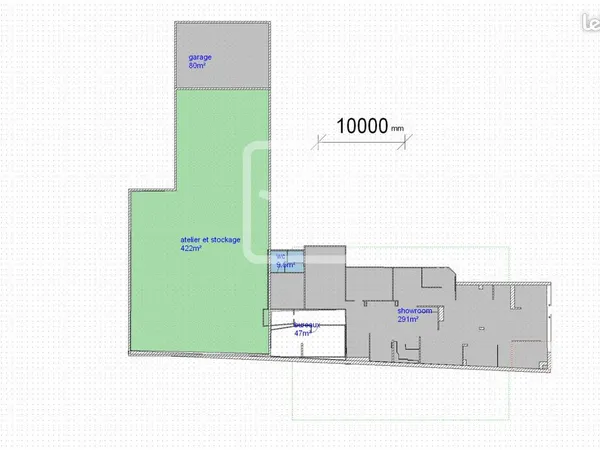 Atelier 962 m² Dunkerque