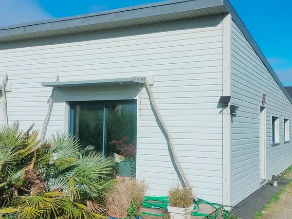 Maison ossature bois plain-pied 94 m² - 3 chambres - Plage 1,4 km