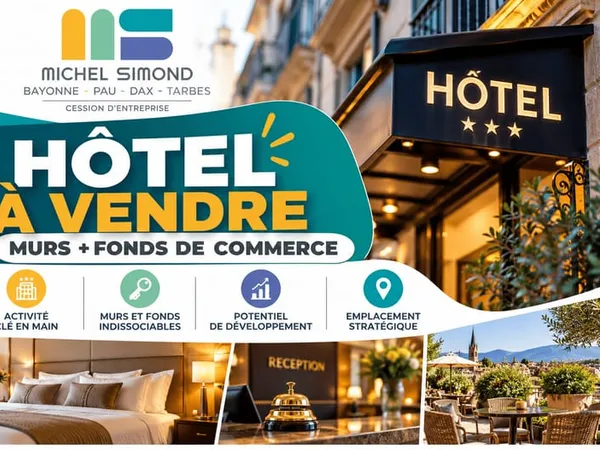 Hôtel 4 pièces 2100 m²