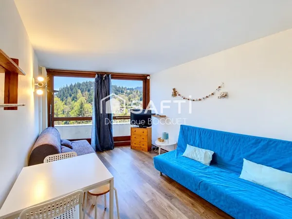 Studio 22 m2 au pied des pistes.