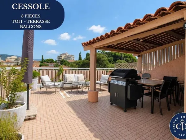 Appartement 3 pièces rénové - Toit-terrasse - Cessole