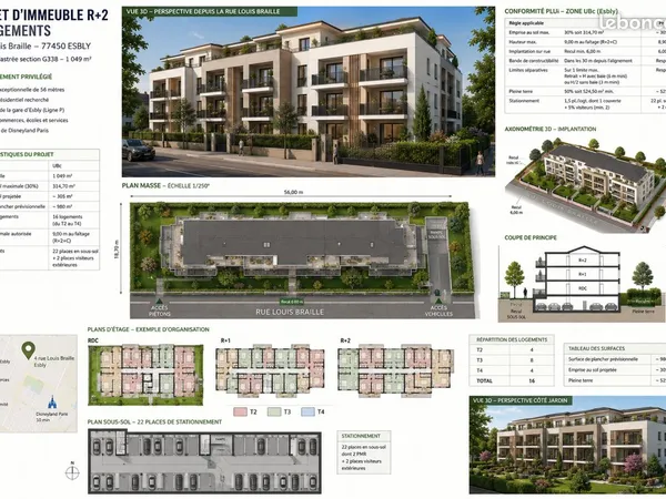 Terrain 1049 m²