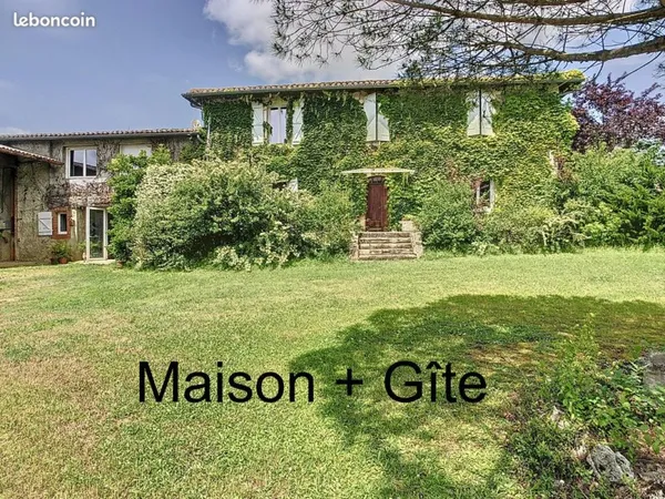 Vente | Ensemble de 2 maisons | 8p | 6ch | 342 m² | Expo Nord-Est | Terrasse · Jardin