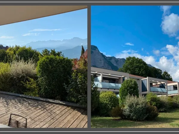 Vends appartement T4 - rez de jardin- vue Belledonne