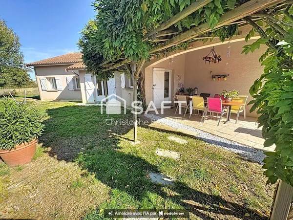 Maison 5P de plain pieds à Viriat