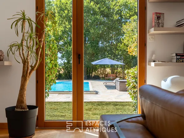 Maison familiale, son jardin arboré et sa piscine - Saint Etienne de Montluc