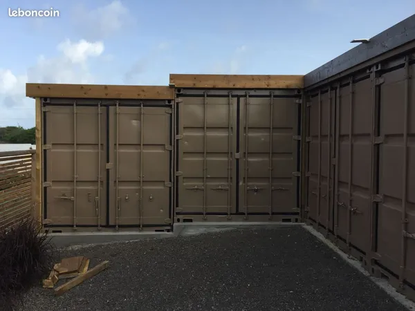 Conteneur de stockage isolé thermiquement Ste Anne : mobilier, véhicule, matériaux de chantier etc..