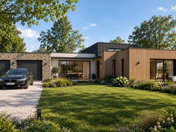 Projet de construction d'une maison 143 m² avec terrain à GUENROUET (44)
