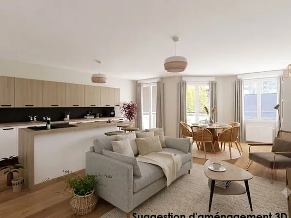 Appartement 3 pièces 73 m²