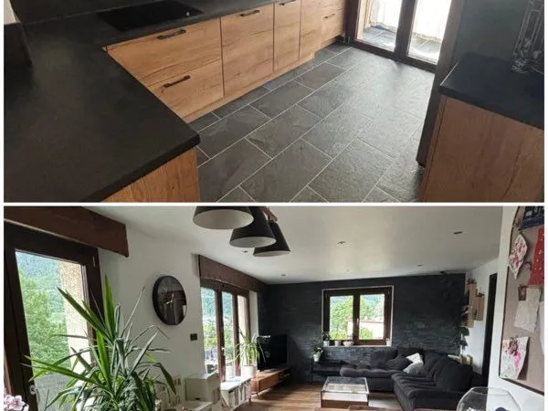 Appartement à Modane Loutraz avec balcon et vue montagne
