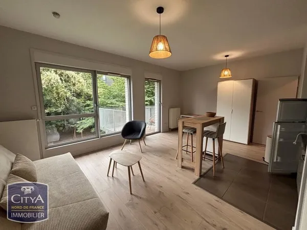 STUDIO MEUBLE PORTE DE VALENCIENNES RESIDENCE RECENTE SECURISEE