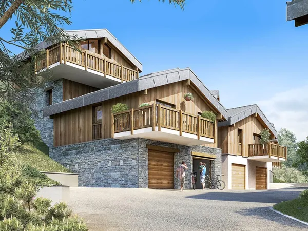 CHALET DUPLEX TYPE T4 85m2 AVEC GARAGE PL DE PARKING ET JARDIN