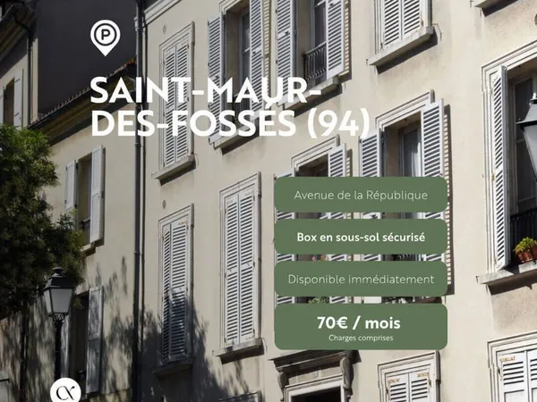 Garage et parking Location Saint-Maur-des-Fossés 70€