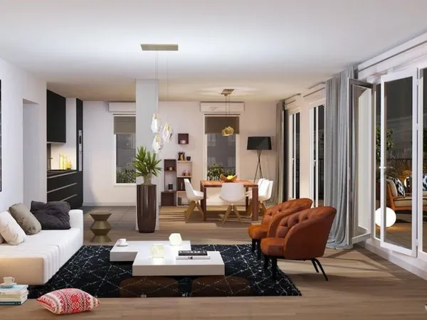 2 PIÈCES de 40m² + EXT(S) DE 54m²