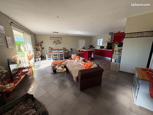 Maison individuelle 136m2 avec jardin clôturé