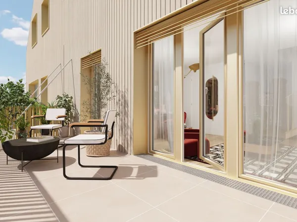 Maison sur le toit - duplex 106 m² - terrasse 44 m² - tours centre