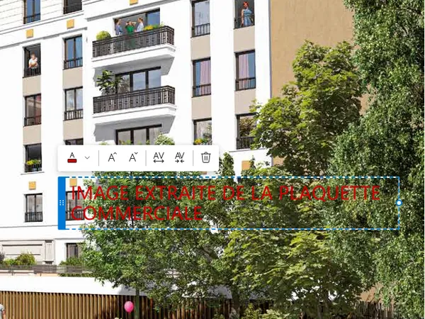 Appartement 2 pièces 39 m²